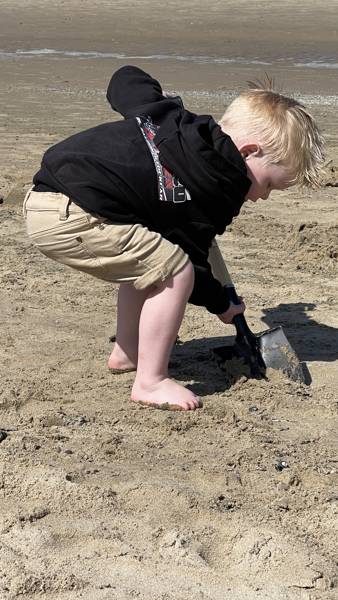 Strandgut sammeln in Callantsoog